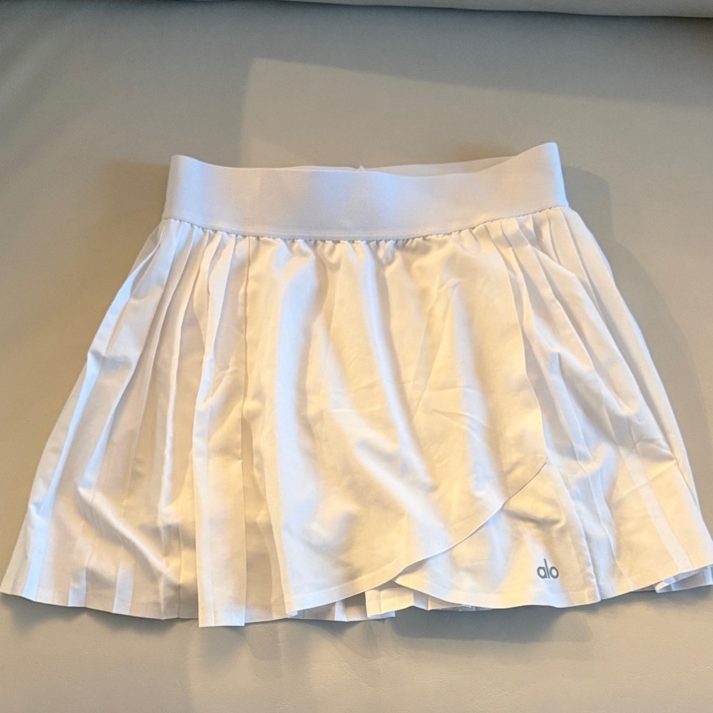 ALO Yoga White Mini Skirt